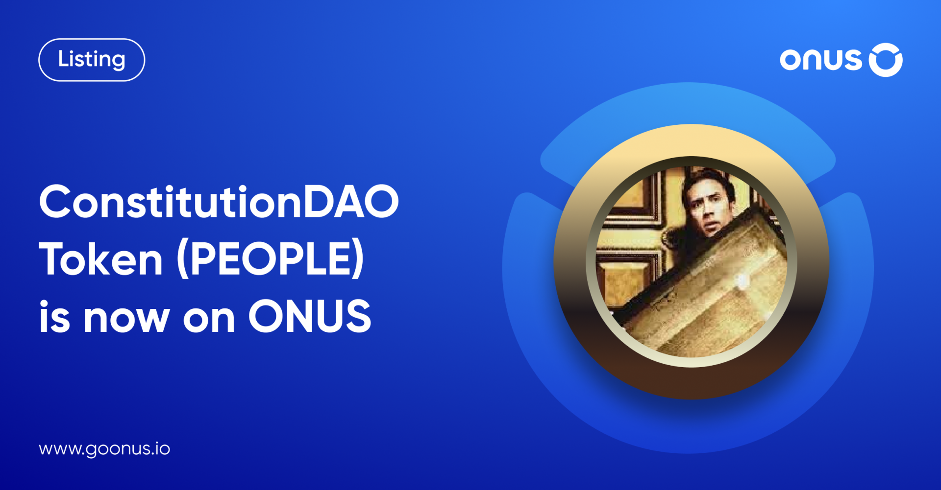 ConstitutionDAO Token PEOPLE Is Now Available On ONUS