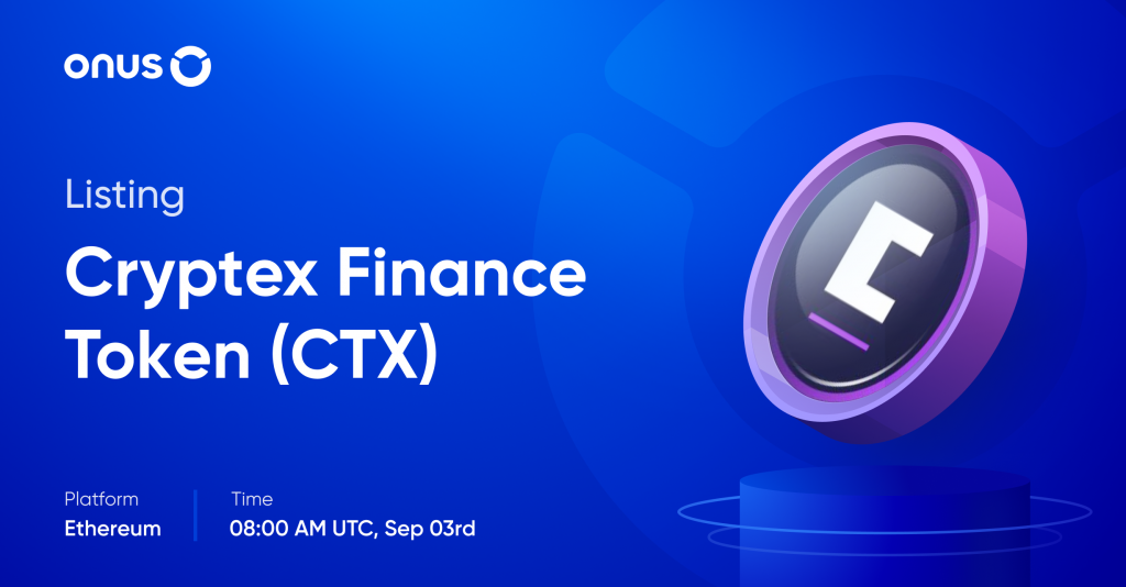 Cryptex Finance Token (CTX) Gets Listed On ONUS