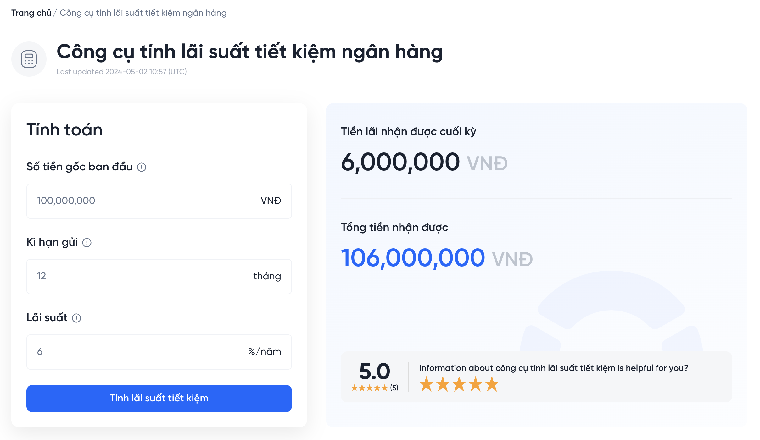 7. Ví Dụ Tính Lãi Suất Vay tại VietinBank